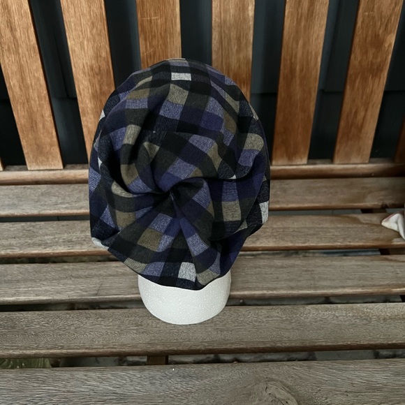 Plaid Slouchy Beanie - Picture 5 of 10